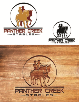 Logo-Design von ARtKISTA für Panther Creek Stables | Design #17643089