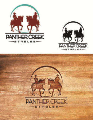 Diseño de Logo por ARtKISTA para Panther Creek Stables | Diseño: #17643090