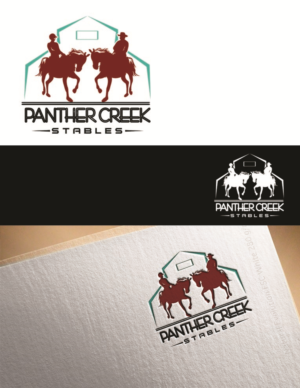 Diseño de Logo por ARtKISTA para Panther Creek Stables | Diseño: #17664475