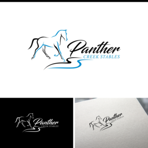 Logo Design by e-graphics for Panther Creek Stables | Design: #17644066