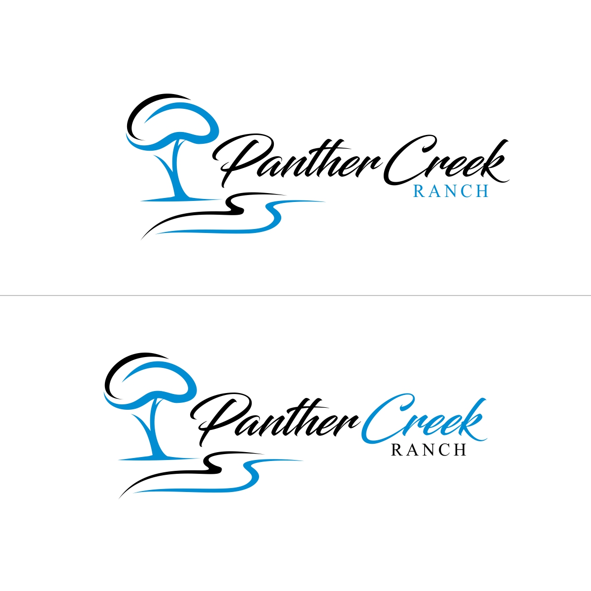 Diseño de Logo por e-graphics para Panther Creek Stables | Diseño #17671975