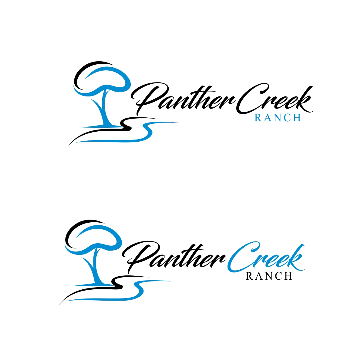 Diseño de Logo por e-graphics para Panther Creek Stables | Diseño #17671976