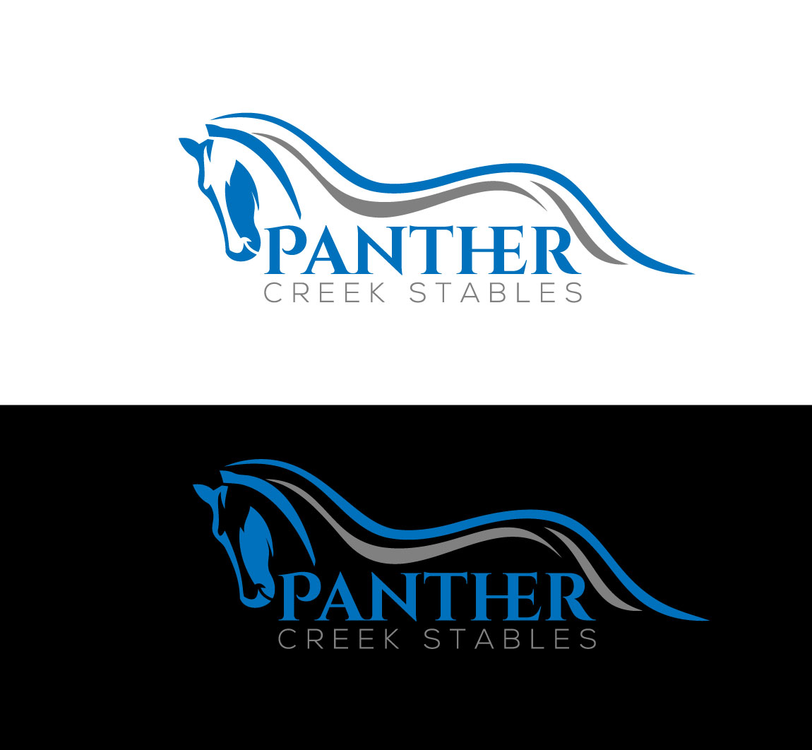 Logo Design by rocklee for Panther Creek Stables | Design #17658085