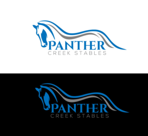 Logo Design by rocklee for Panther Creek Stables | Design: #17658085