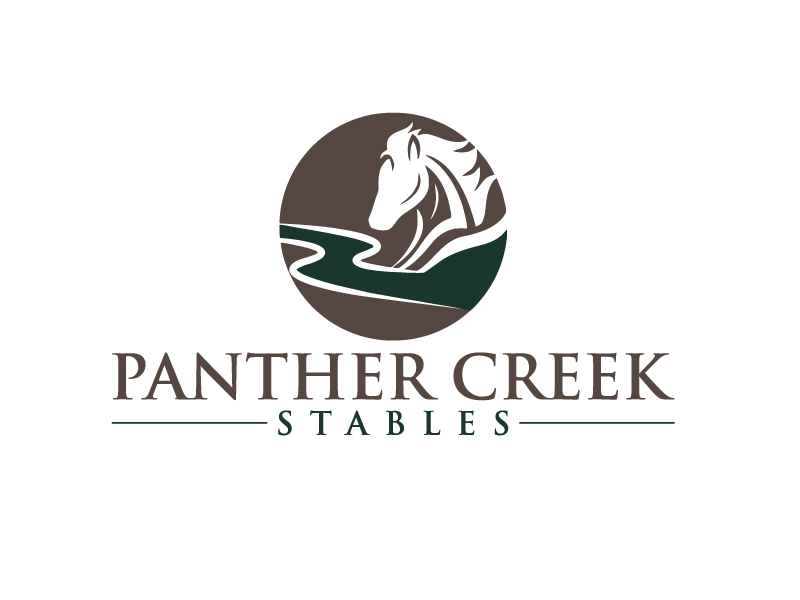 Diseño de Logo por imyounuspathan 2 para Panther Creek Stables | Diseño #17638428