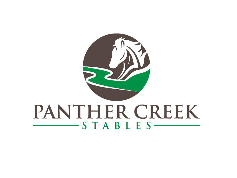 Logo Design by imyounuspathan 2 for Panther Creek Stables | Design #17638429