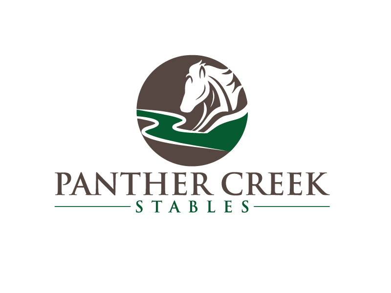 Logo Design by imyounuspathan 2 for Panther Creek Stables | Design #17638431