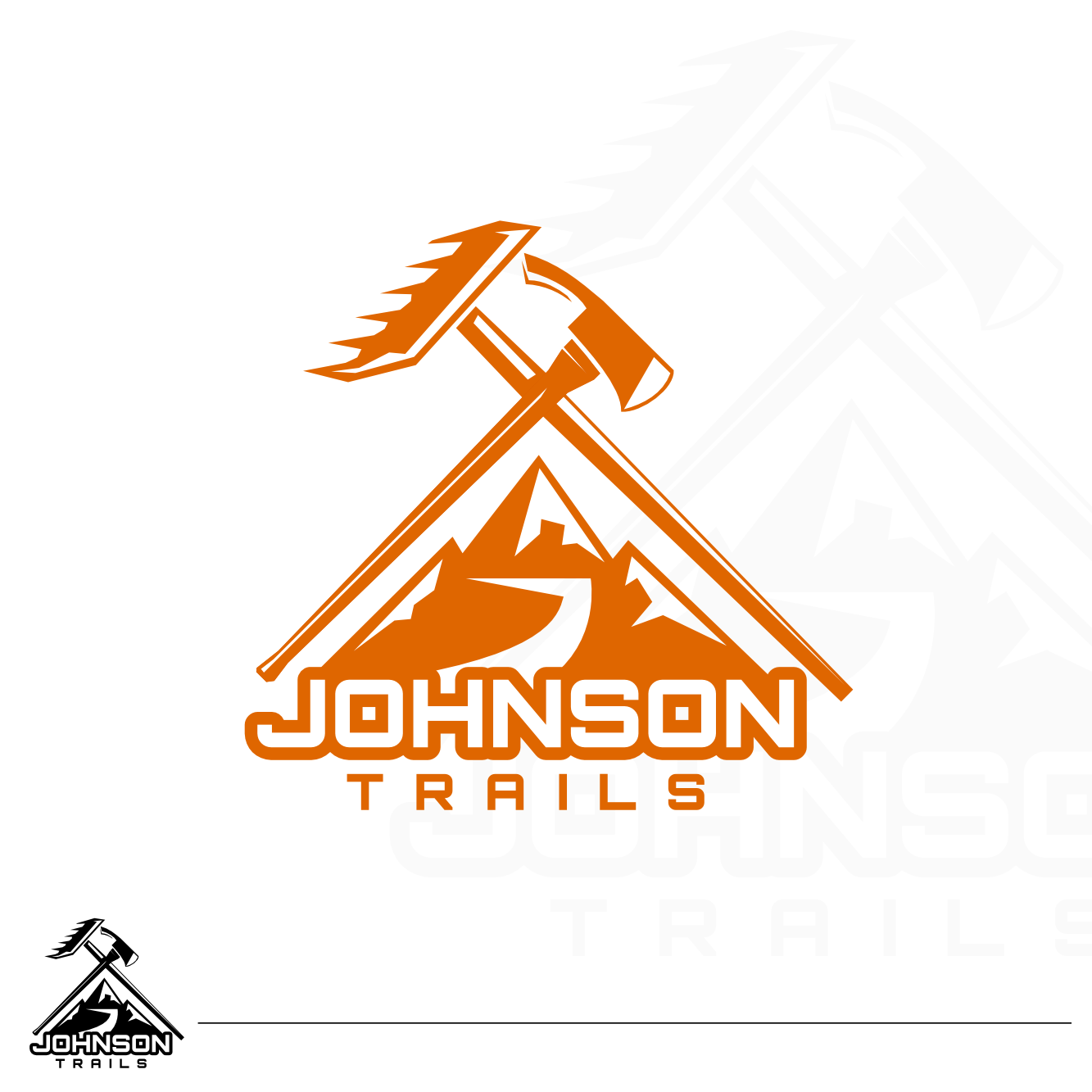 Logo Design by YOS for Johnson Trails | Design #17550881