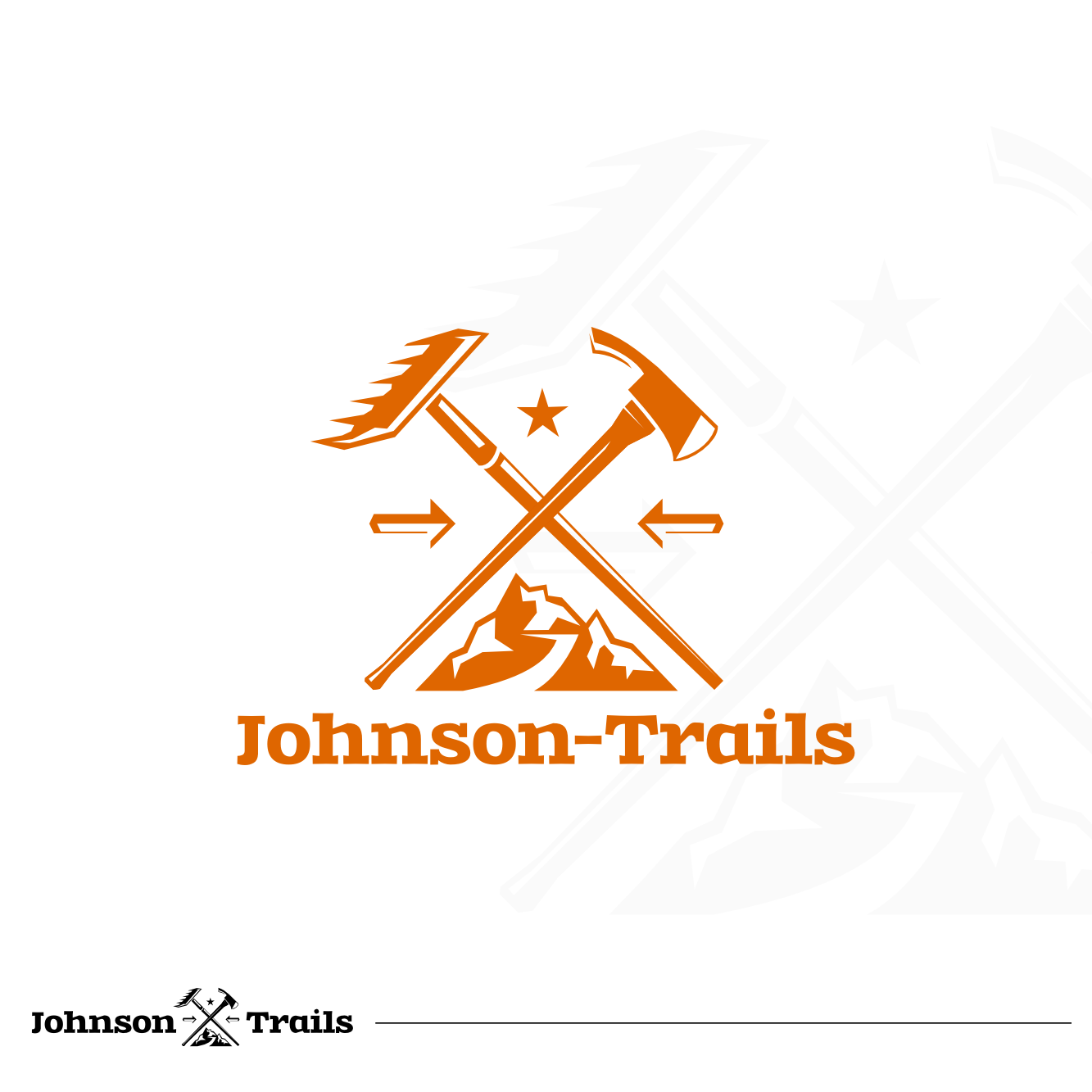 Logo Design by YOS for Johnson Trails | Design #17550937