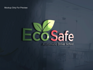EcoSafe Automatic Driver School | Logo Design by R Graphic