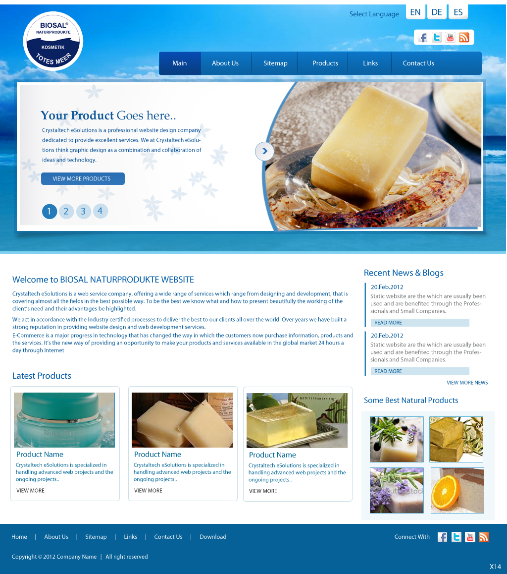 Web Design by pb for SOLOMBRINO ROBERTO MIGUEL SLNE CIF B84689132 | Design #644330