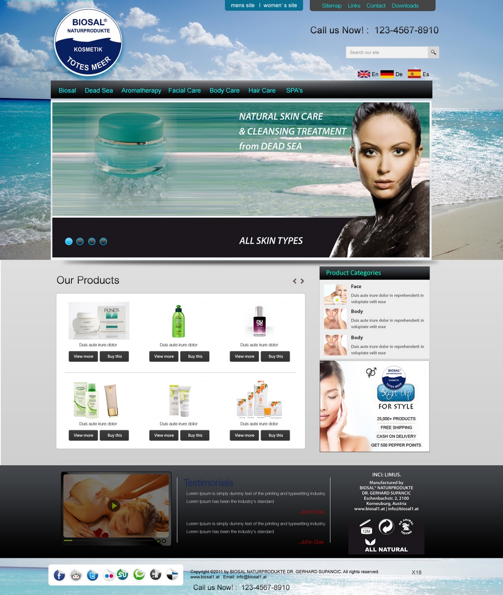 Web Design by pb for SOLOMBRINO ROBERTO MIGUEL SLNE CIF B84689132 | Design #672576