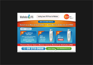 Graphic Design by INDIAN_Ashok for Waiheke LPG | Design: #17563732