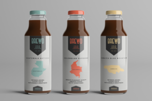 Brewd - Cold Brew Coffee (under logo) | Logo Design by mldtrvs