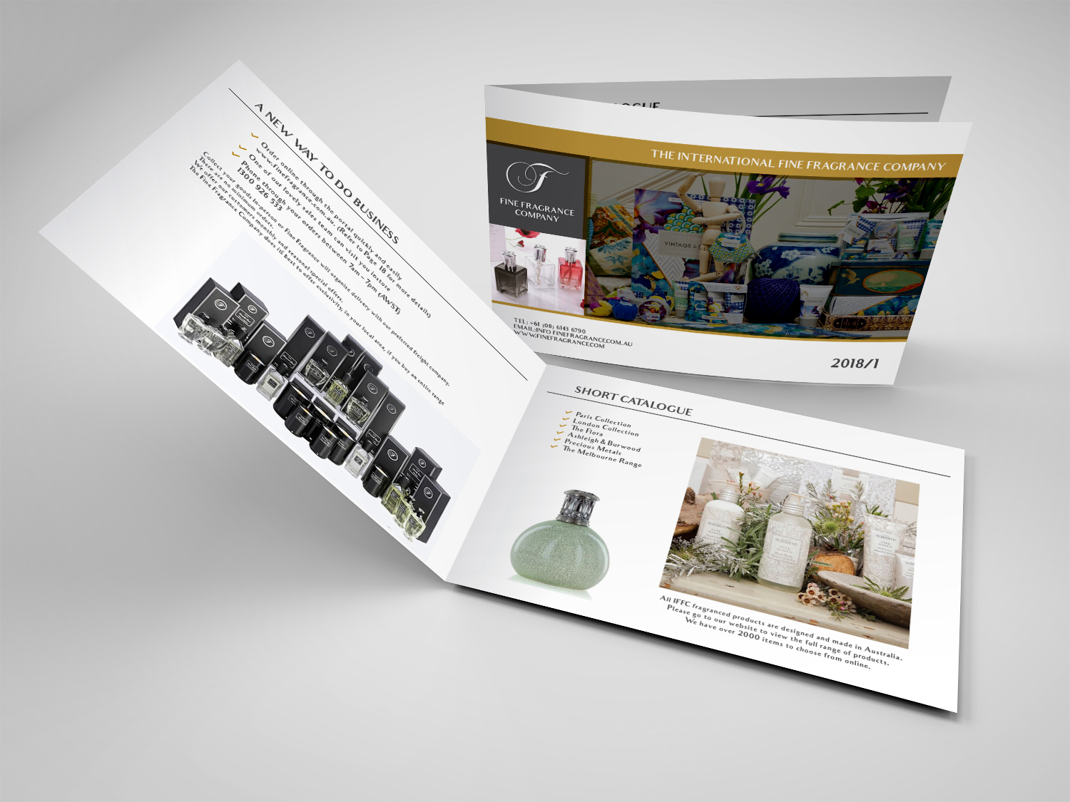 Brochure Design by Deziners Zone for Fine Fragrance Company | Design #17567644