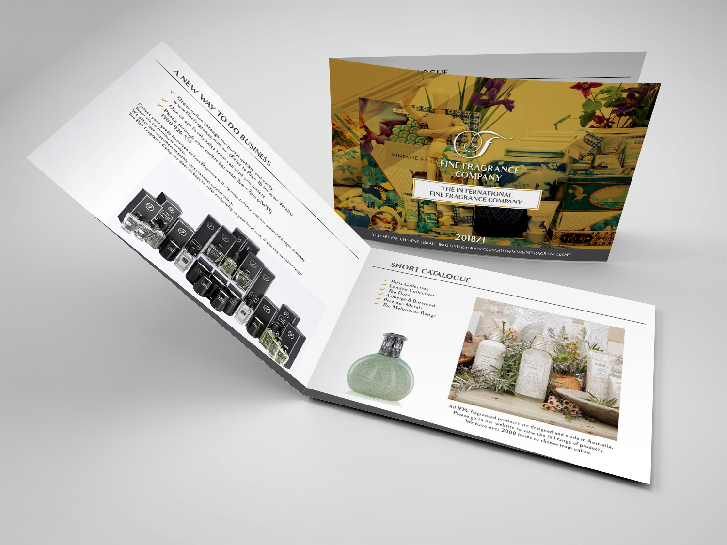 Brochure Design by Deziners Zone for Fine Fragrance Company | Design #17567645