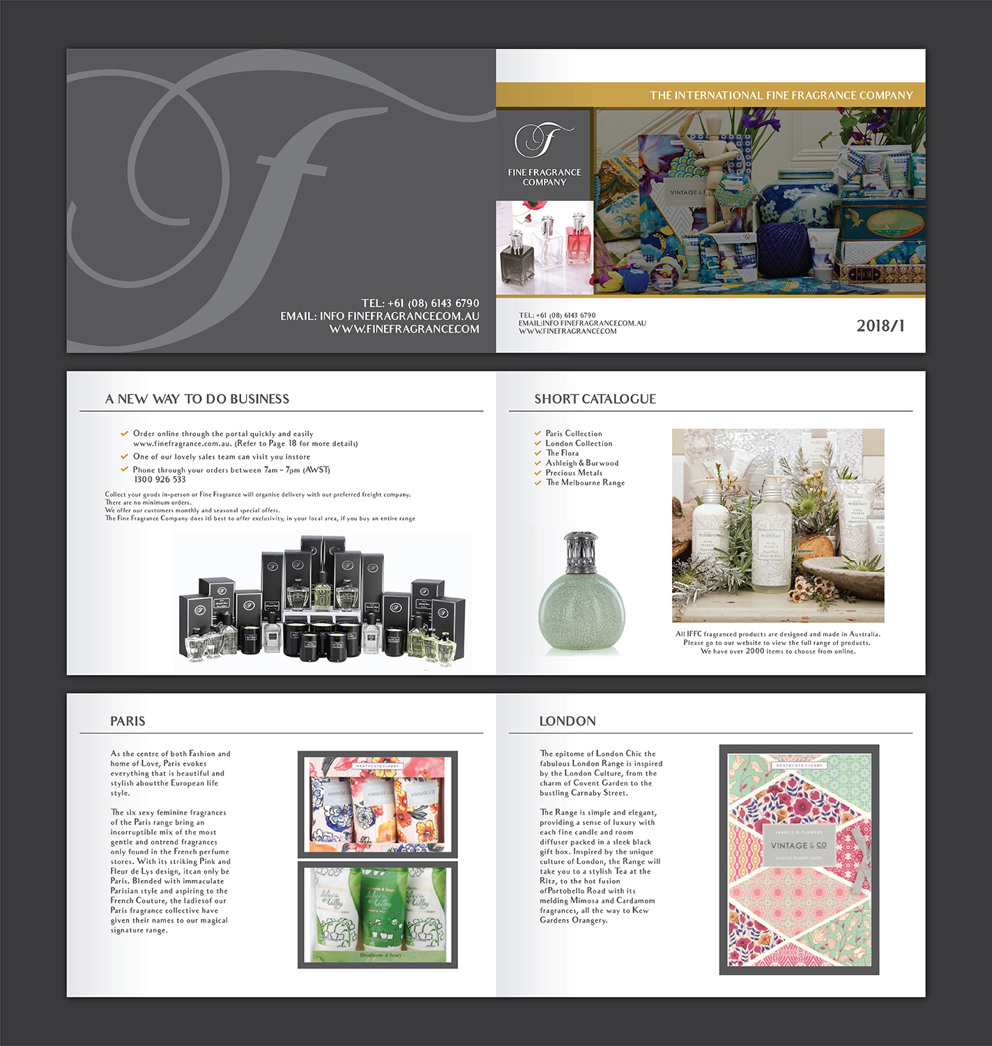 Brochure Design by Deziners Zone for Fine Fragrance Company | Design #17567646