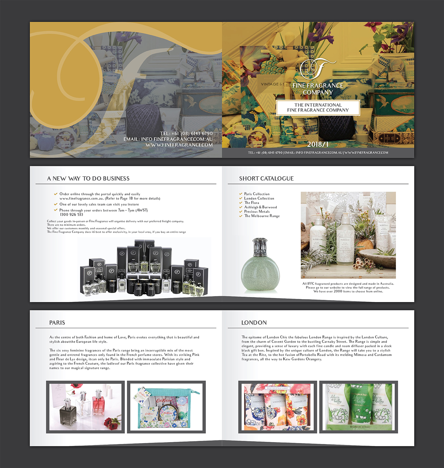 Brochure Design by Deziners Zone for Fine Fragrance Company | Design #17567647