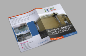 WWE Waste Water Energy company brochure | Broschüren-Design von ecorokerz