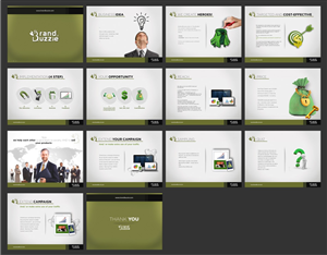 Presentation for new businessconcept from mediacompany | Design de PowerPoint par DDD