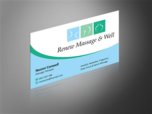 Business Card Design for Massage Therapist | Business Card Design by MT