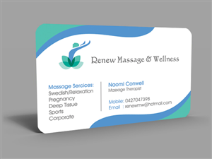 business card design by hardcore design for this project design 2757278 - Massage Therapy Business Cards business card design by hardcore design for this project design 2757278 - Massage Therapy Business Cards