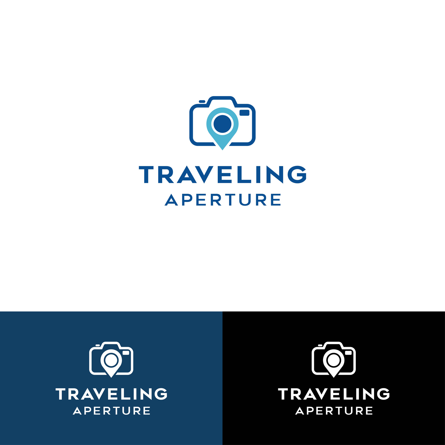 Logo Design by S K Y W A L K E R for Traveling Aperture | Design #17567262