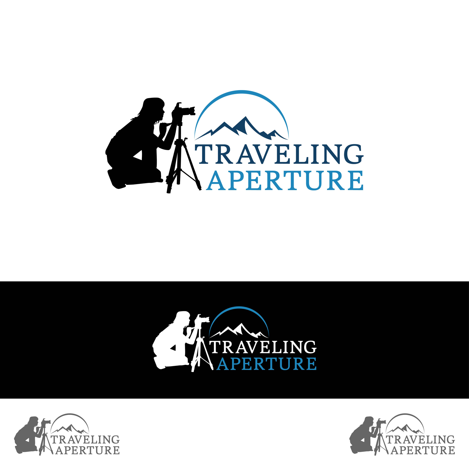 Logo Design by S K Y W A L K E R for Traveling Aperture | Design #17593957