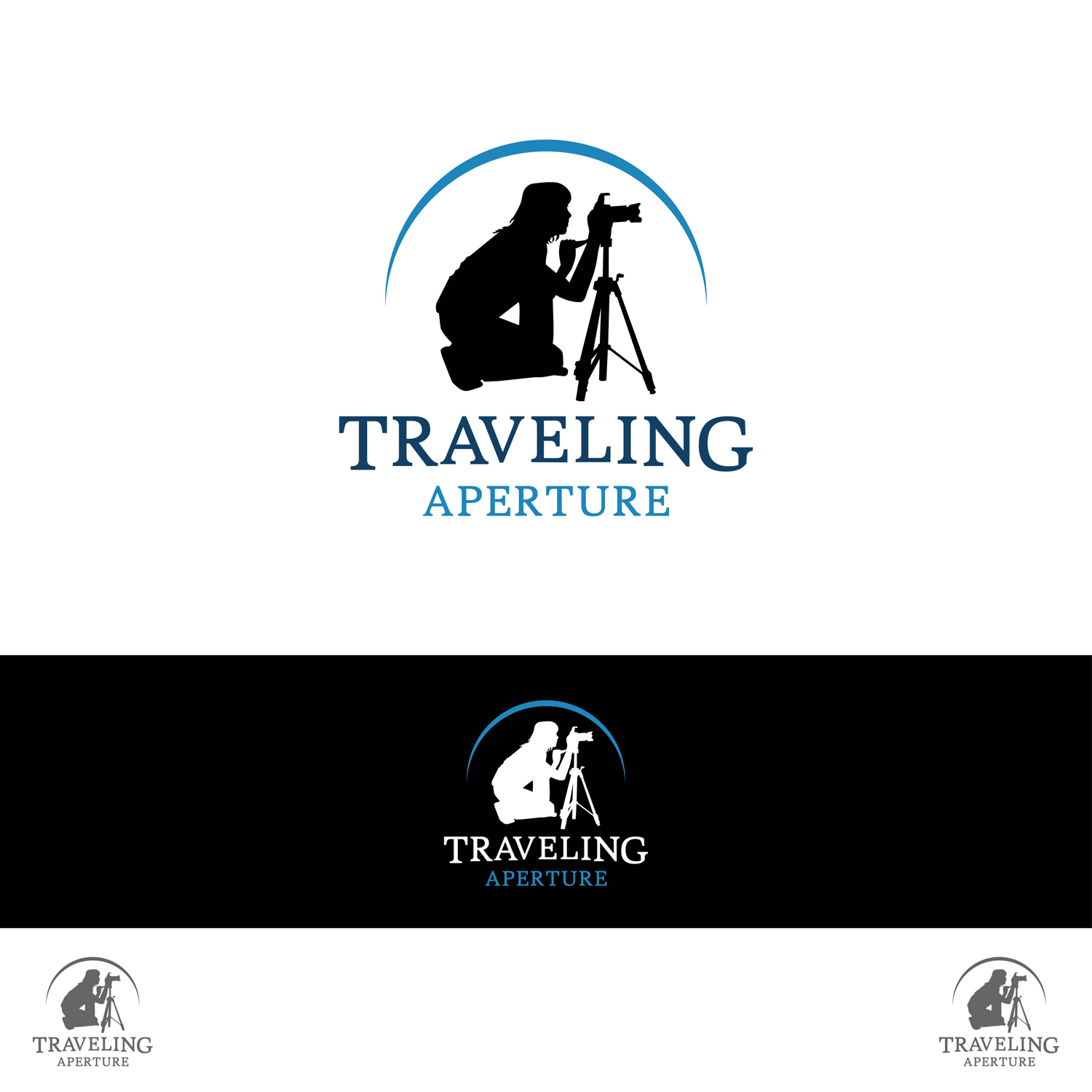 Logo Design by S K Y W A L K E R for Traveling Aperture | Design #17593958