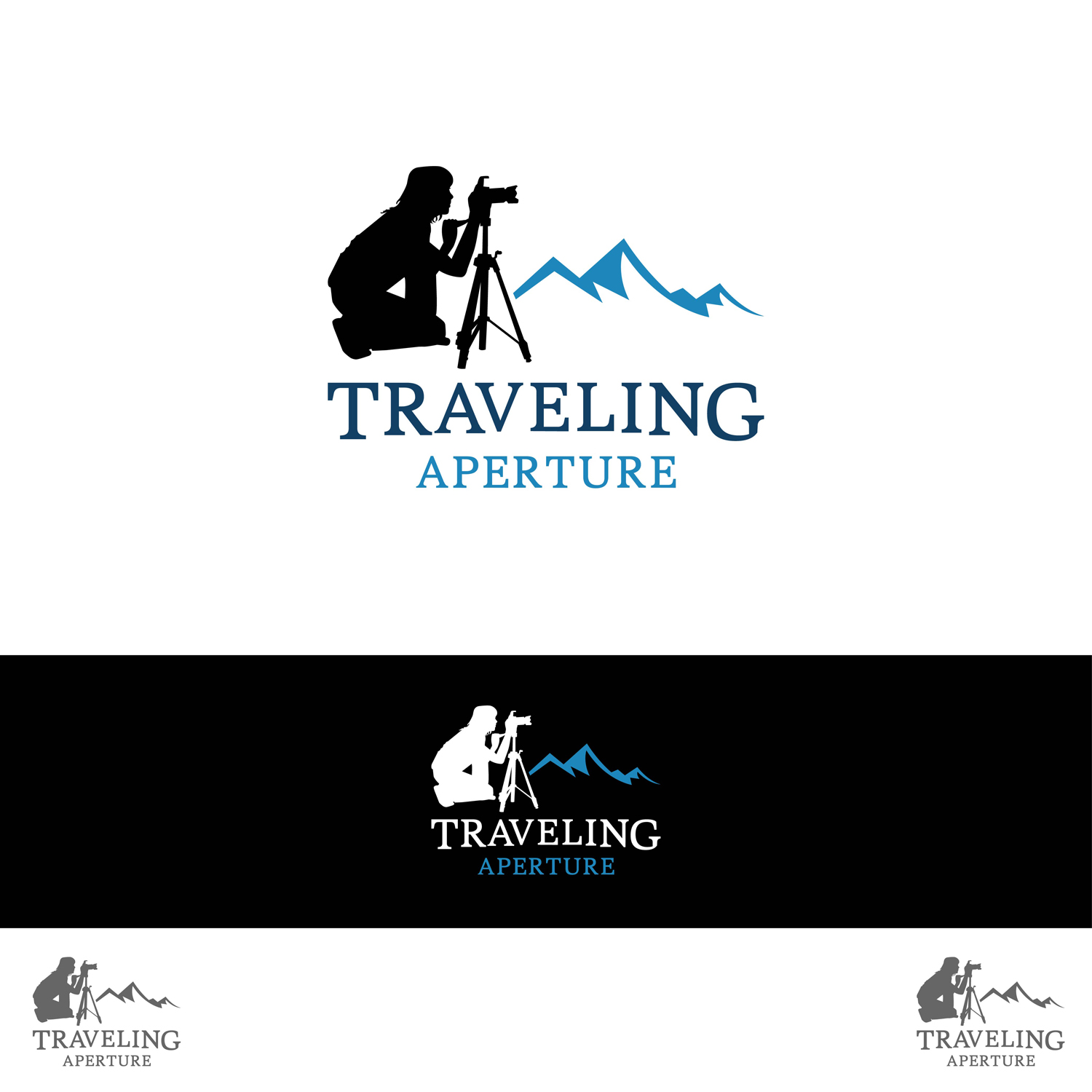Logo Design by S K Y W A L K E R for Traveling Aperture | Design #17593959