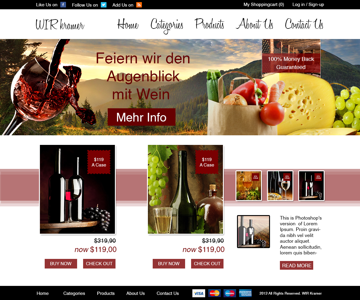 Web Design by bomfaya for Netzmühle GmbH | Design #2788975