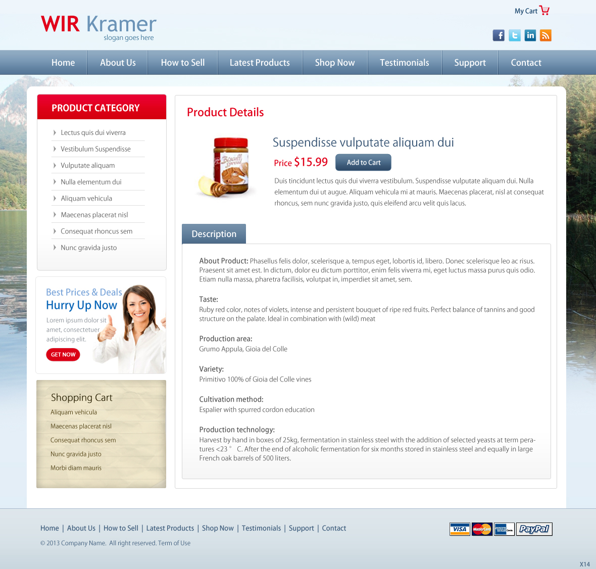 Web Design by pb for Netzmühle GmbH | Design #2783445