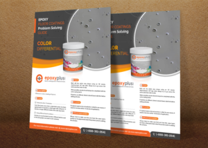 Diseño de Flyer por debdesign para Epoxy Plus | Diseño: #17648931
