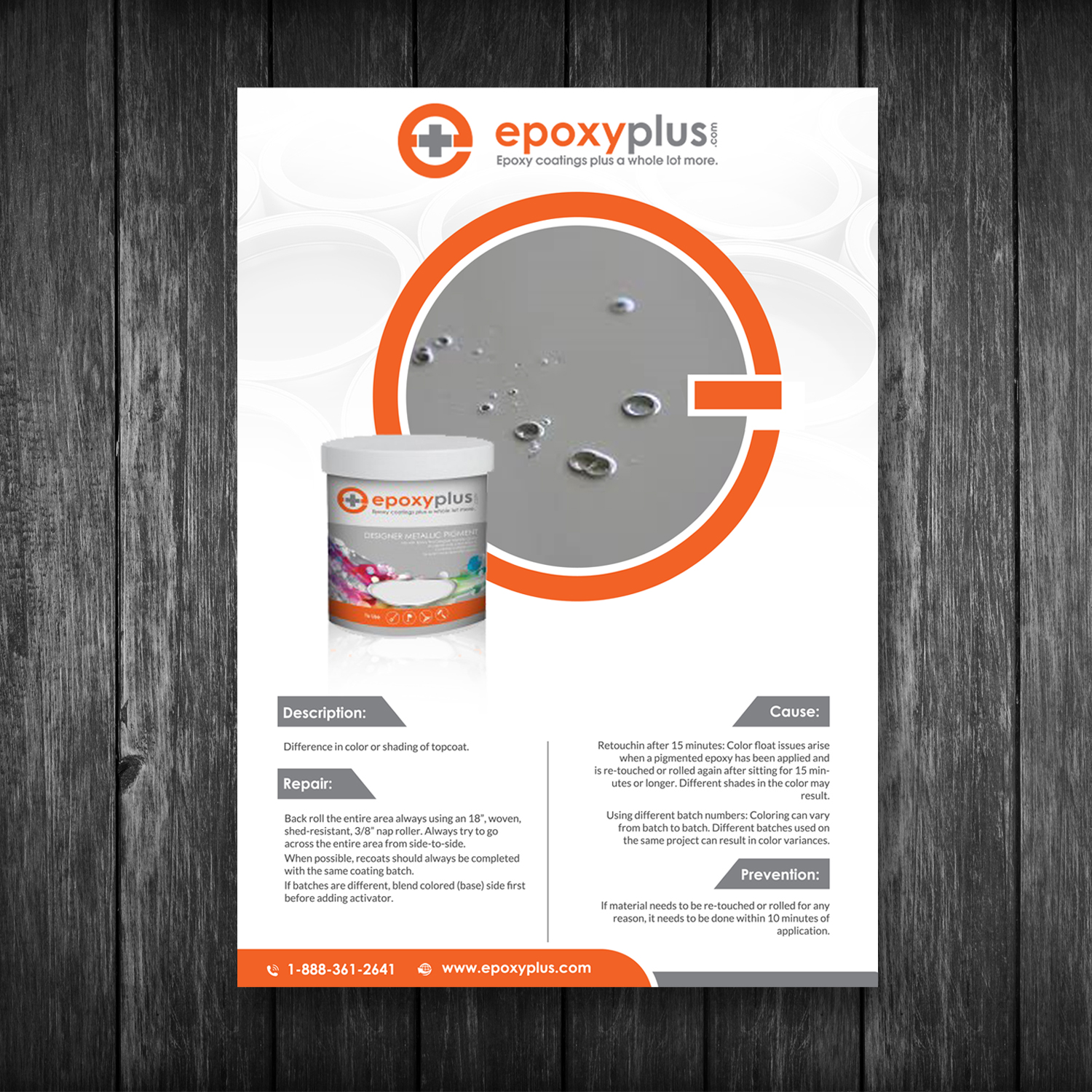 Flyer Design by creative.bugs for Epoxy Plus | Design #17588844