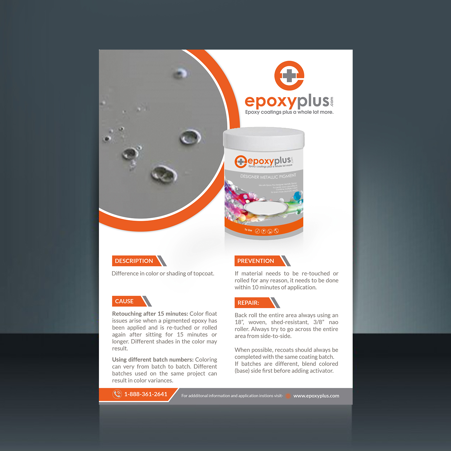 Diseño de Flyer por creative.bugs para Epoxy Plus | Diseño #17592806