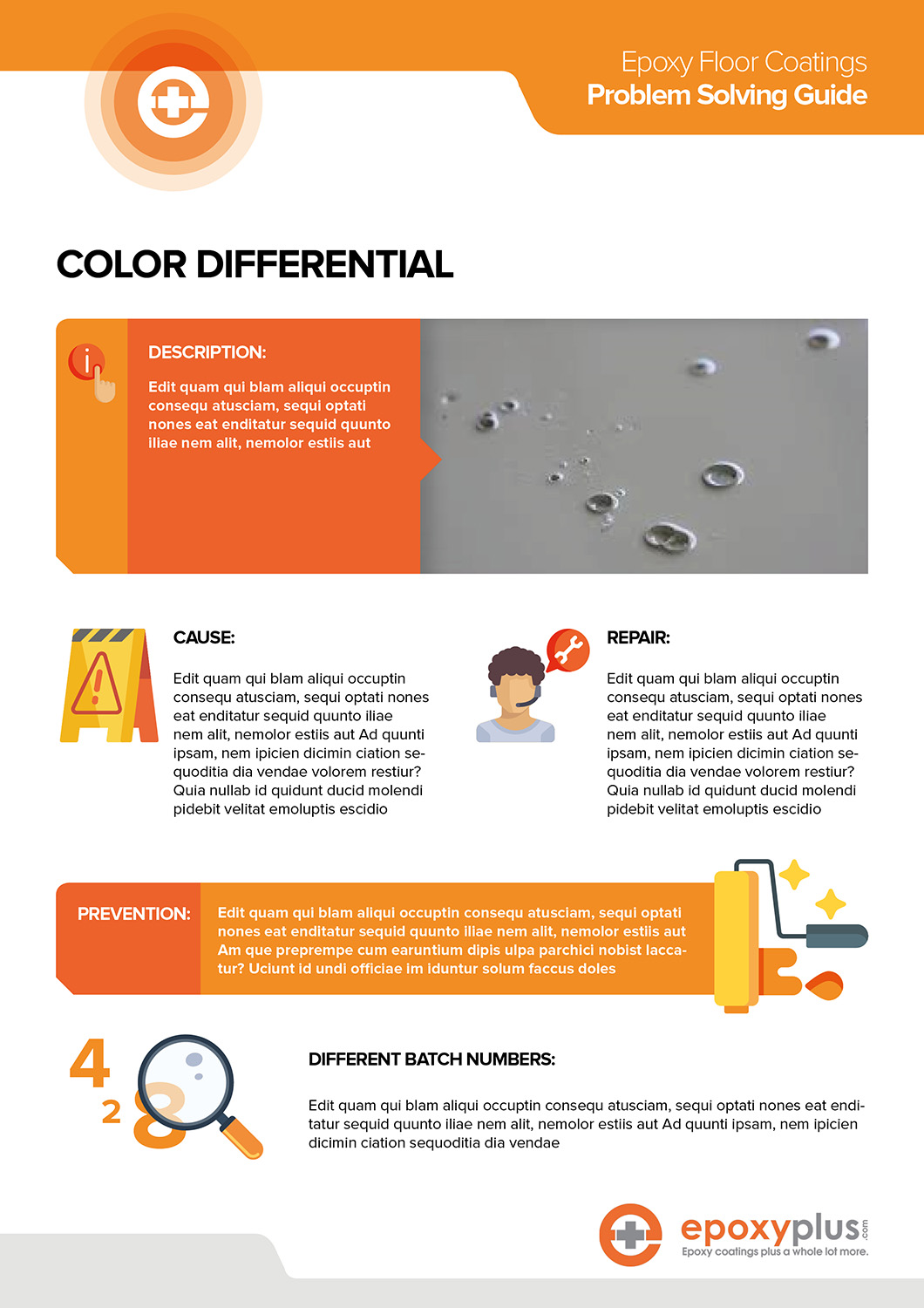 Flyer Design by Mrki for Epoxy Plus | Design #17558436