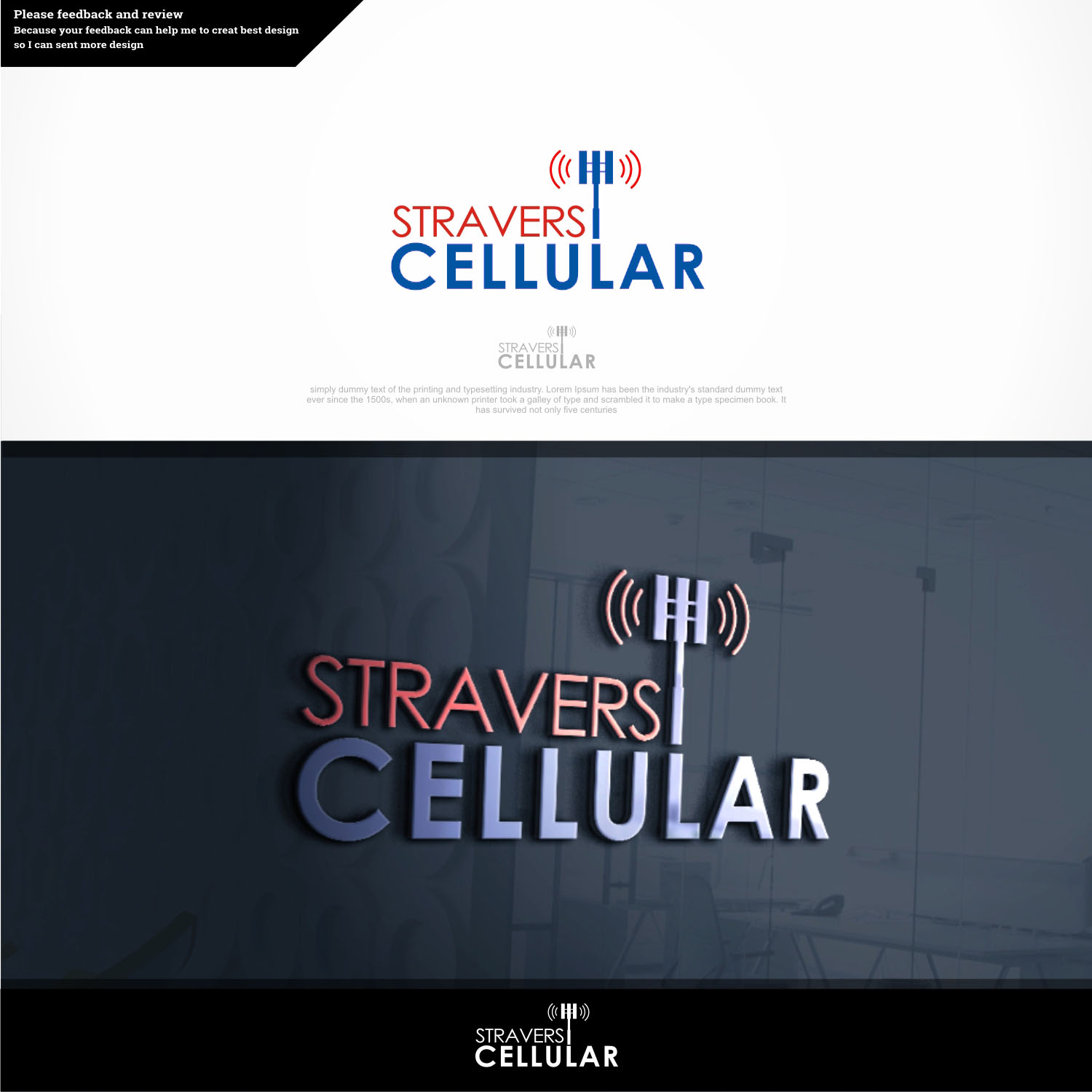 Logo Design by tjahyoahmad™ for Stravers Cellular | Design #17558500