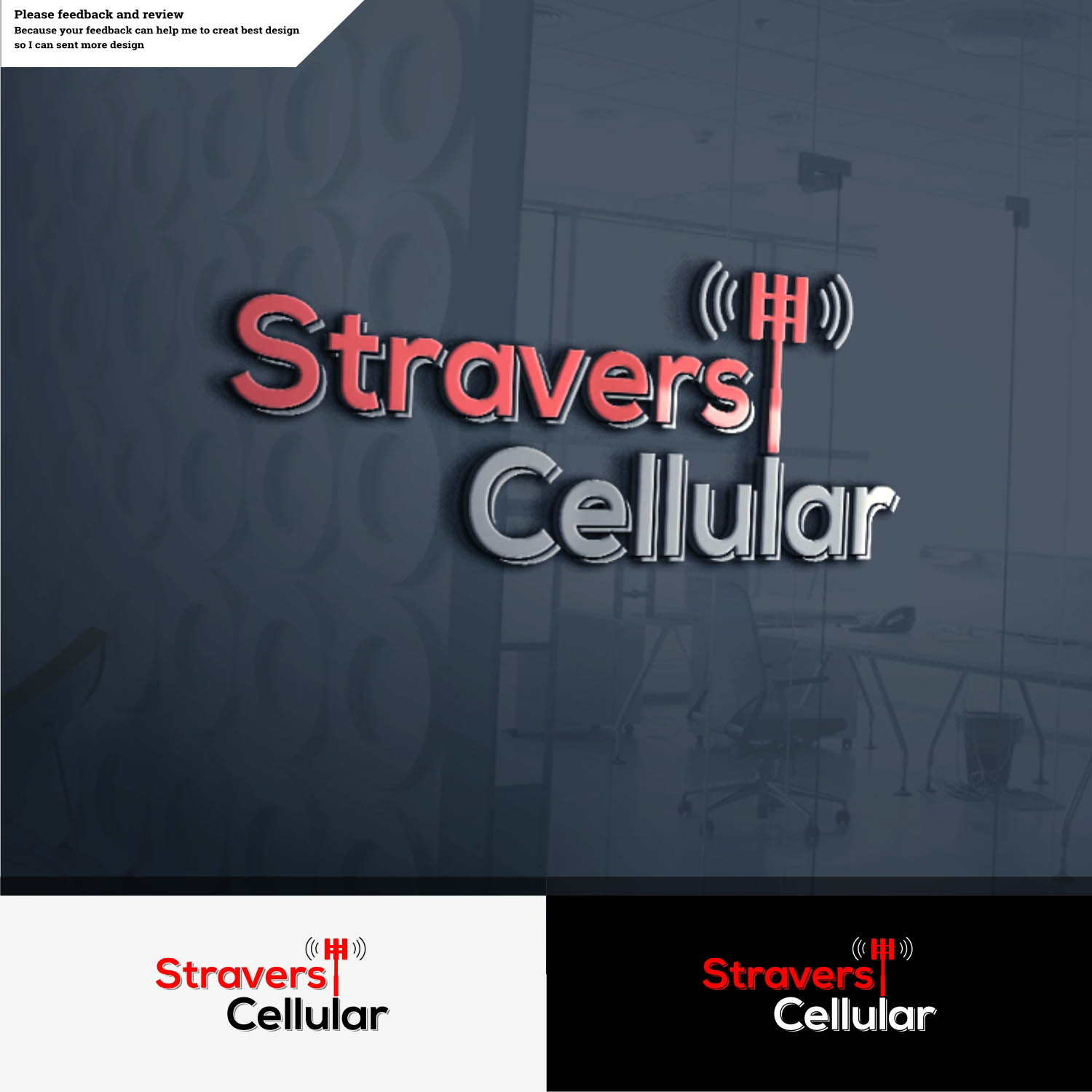 Logo Design by tjahyoahmad™ for Stravers Cellular | Design #17558636