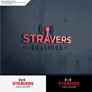 Logo Design by tjahyoahmad™ for Stravers Cellular | Design: #17558638