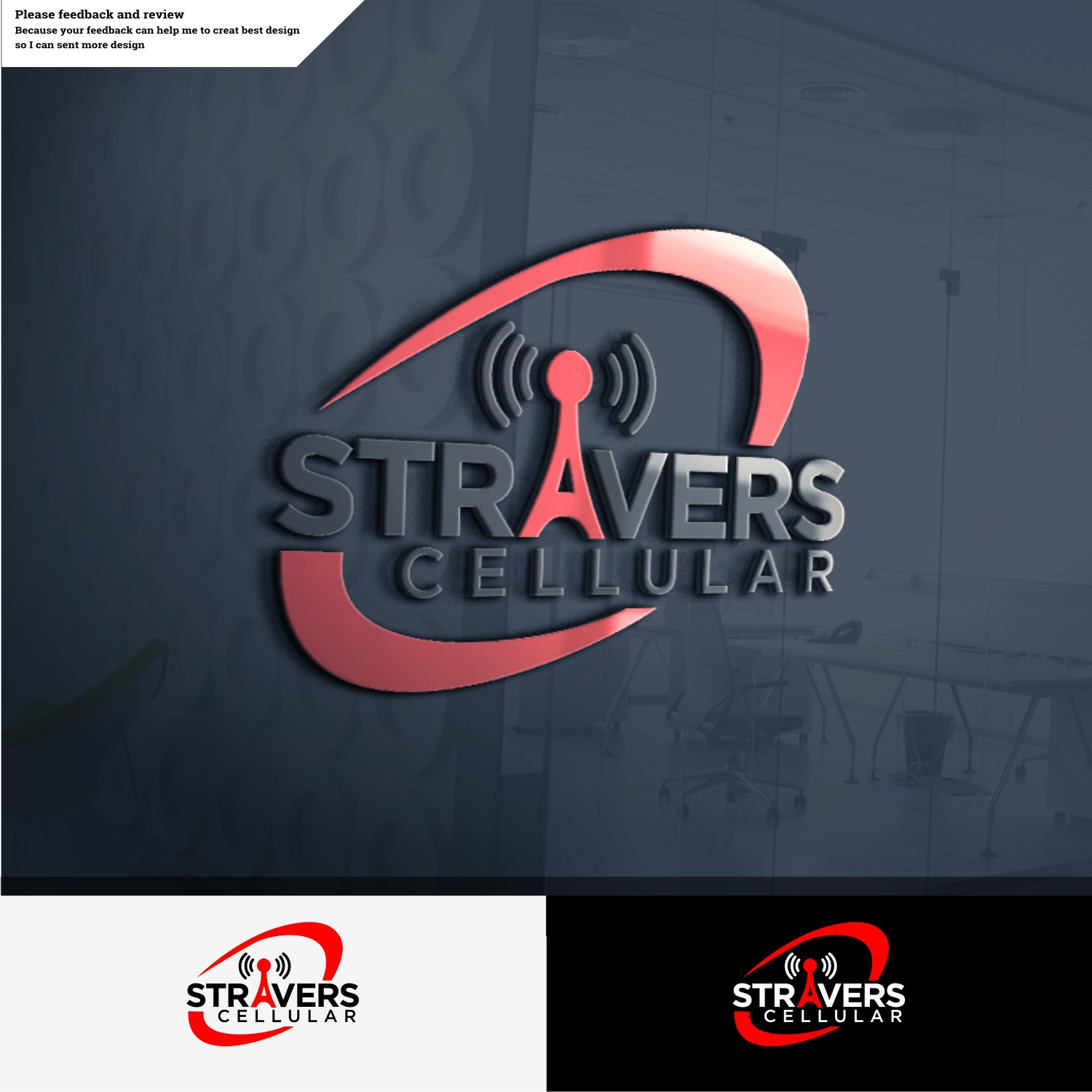 Logo Design by tjahyoahmad™ for Stravers Cellular | Design #17558640