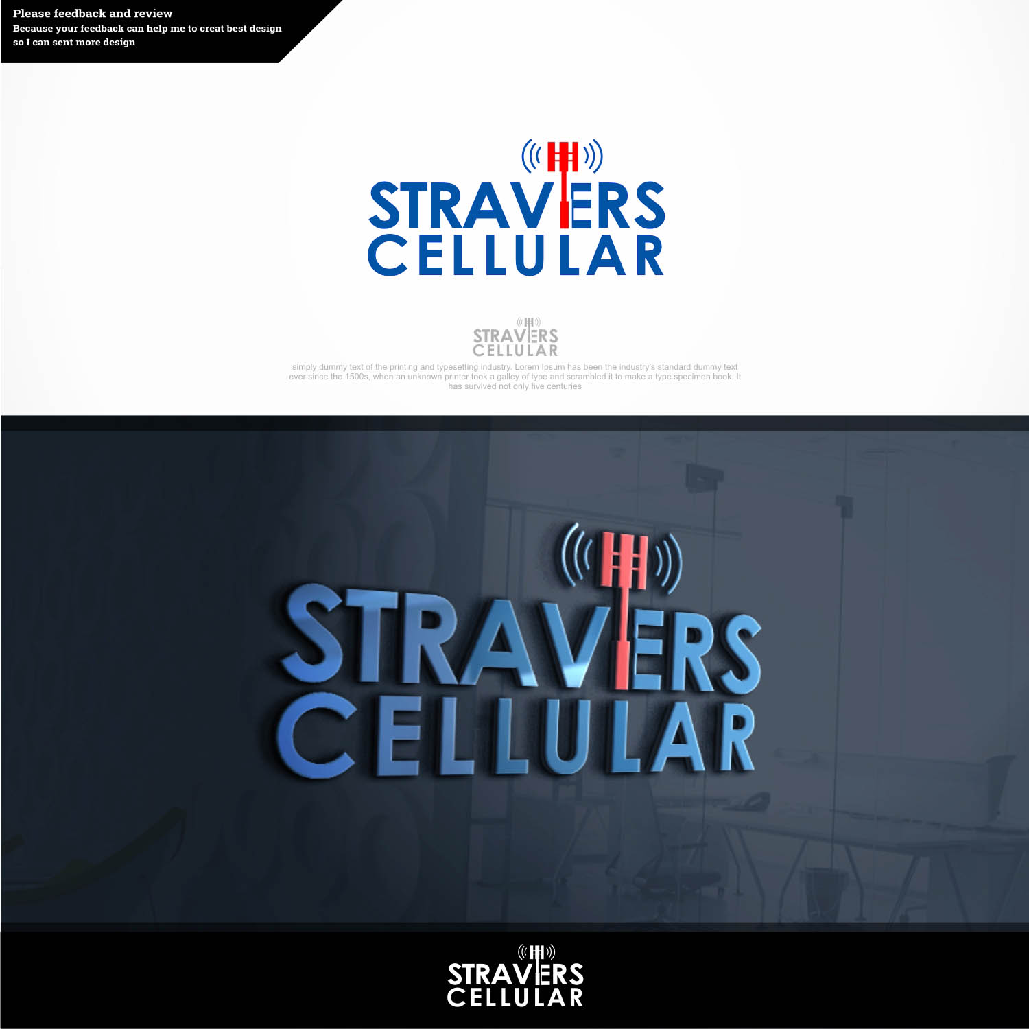 Logo Design by tjahyoahmad™ for Stravers Cellular | Design #17559386