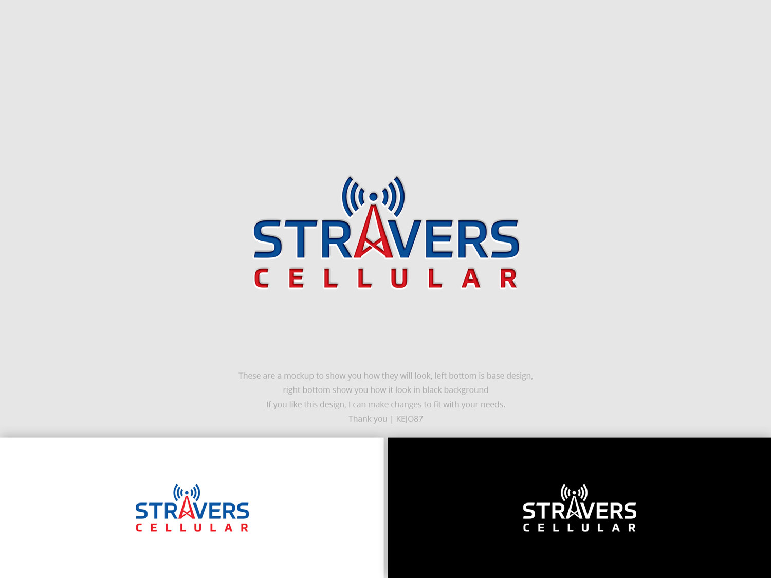 Logo-Design von Kejo87 für Stravers Cellular | Design #17559939