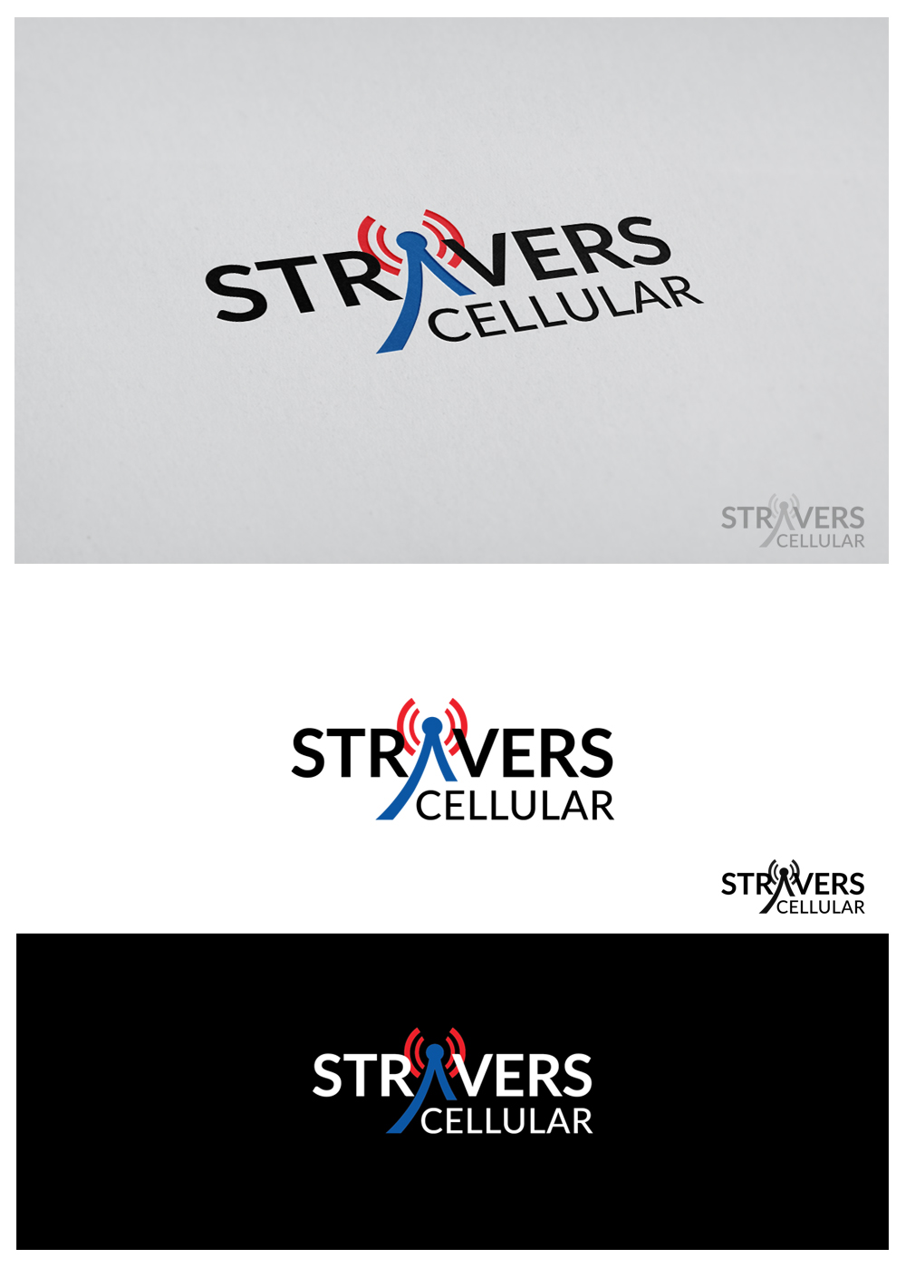 Logo Design by goranvisnjic82 for Stravers Cellular | Design #17558648
