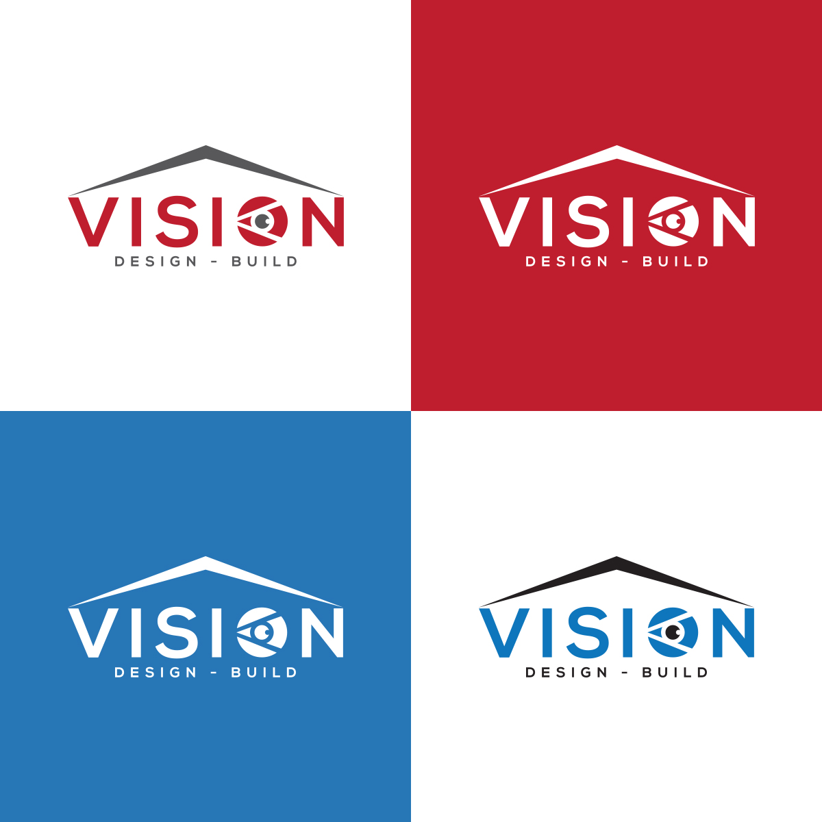 Logo Design by Aliza Creative for Vision design build | Design #17575577
