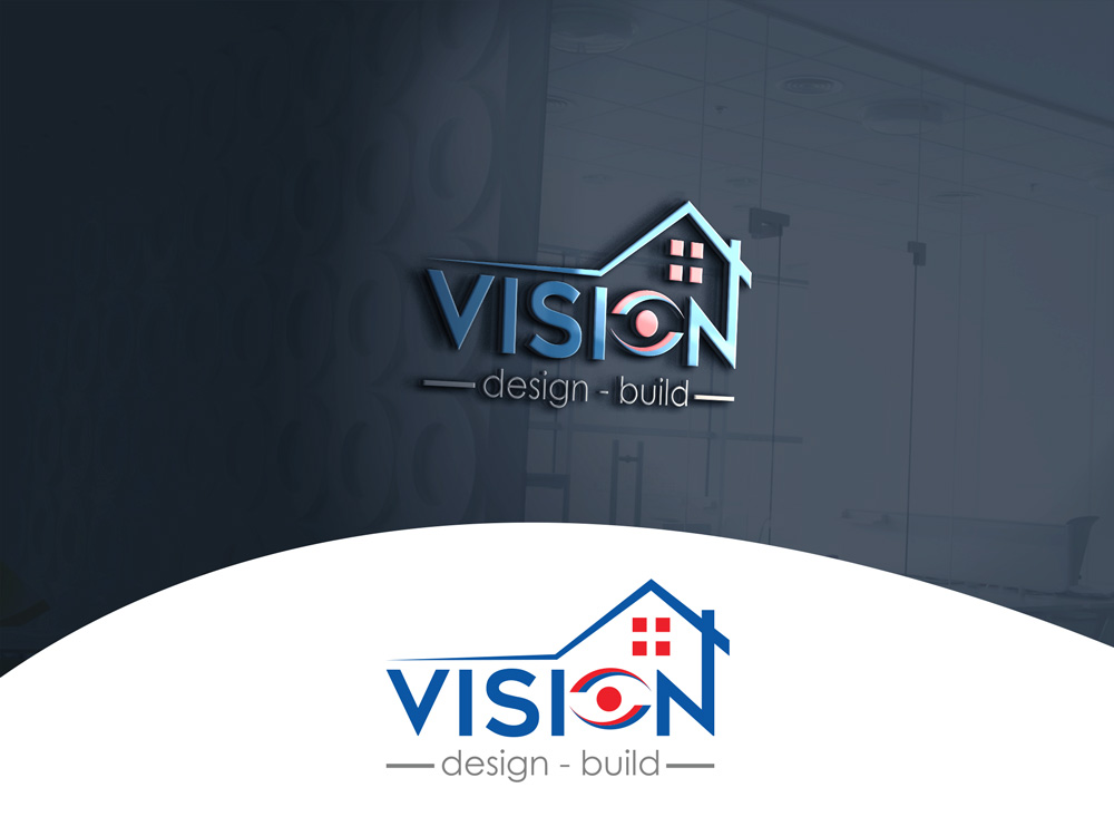 Logo Design by A S design @ for Vision design build | Design #17595629