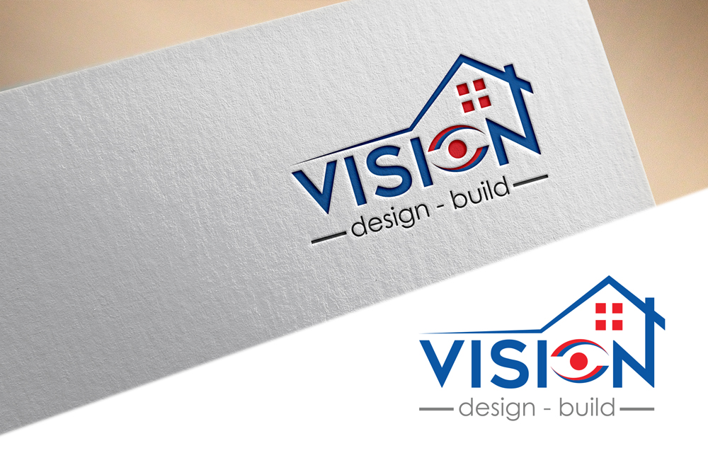 Logo Design by A S design @ for Vision design build | Design #17595631