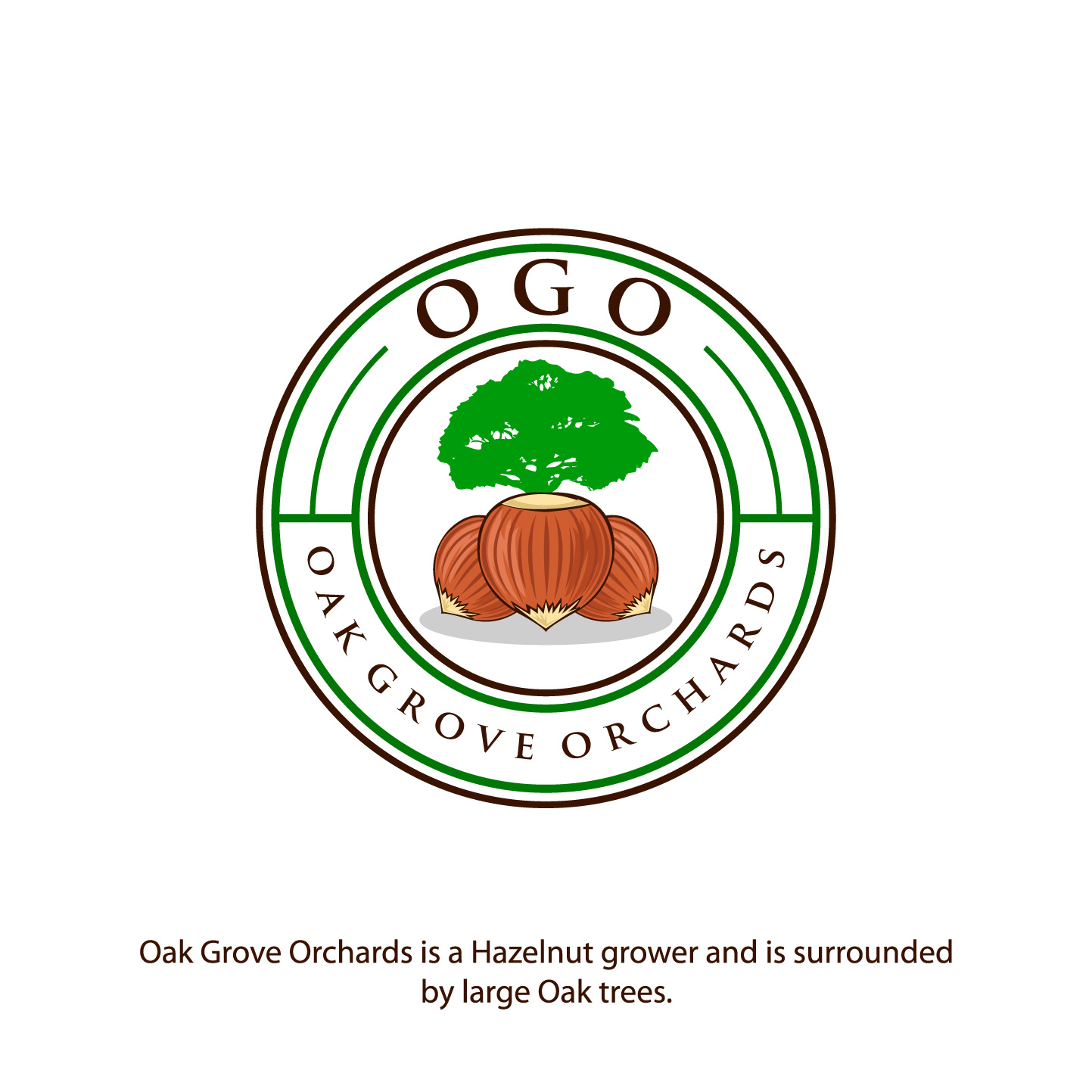 Logo Design by Harrys Ikhsan for Oak Grove Orchards | Design #17572718