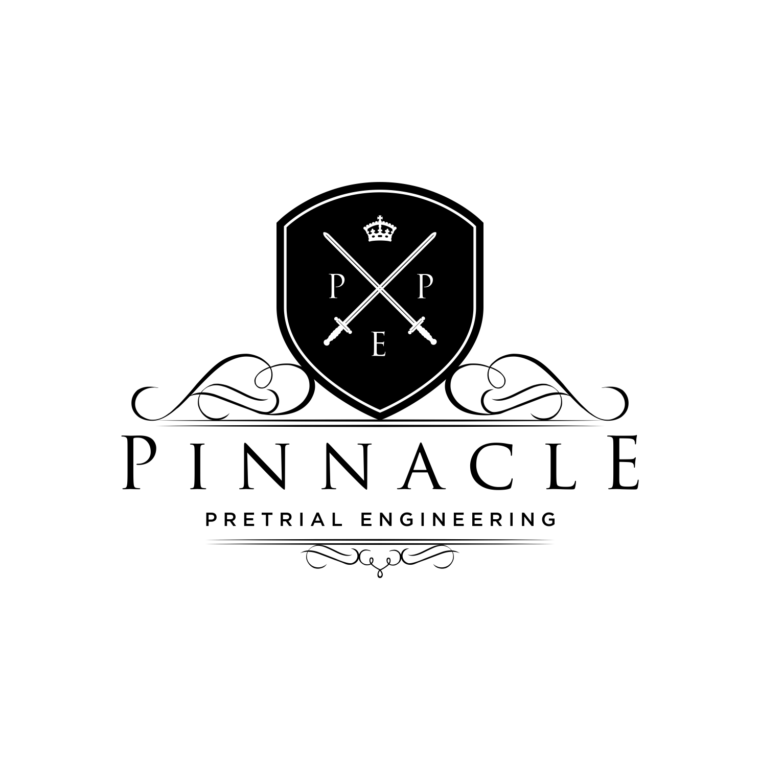 Diseño de Logo por Lunaris atelier para Pinnacle Pretrial Engineering | Diseño #17694029