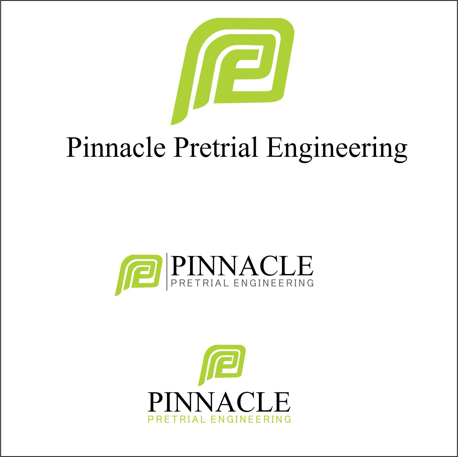 Logo-Design von deevillacarlos für Pinnacle Pretrial Engineering | Design #17672664