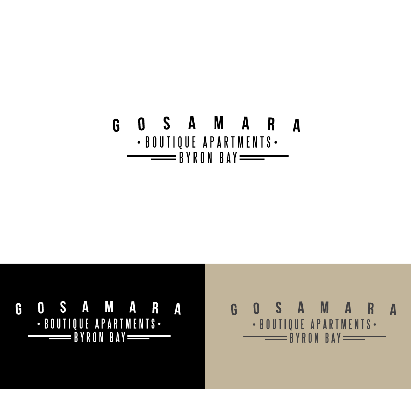 Logo Design by Robert alexander jaffray 2 for Gosamara Apartments | Design #17594431